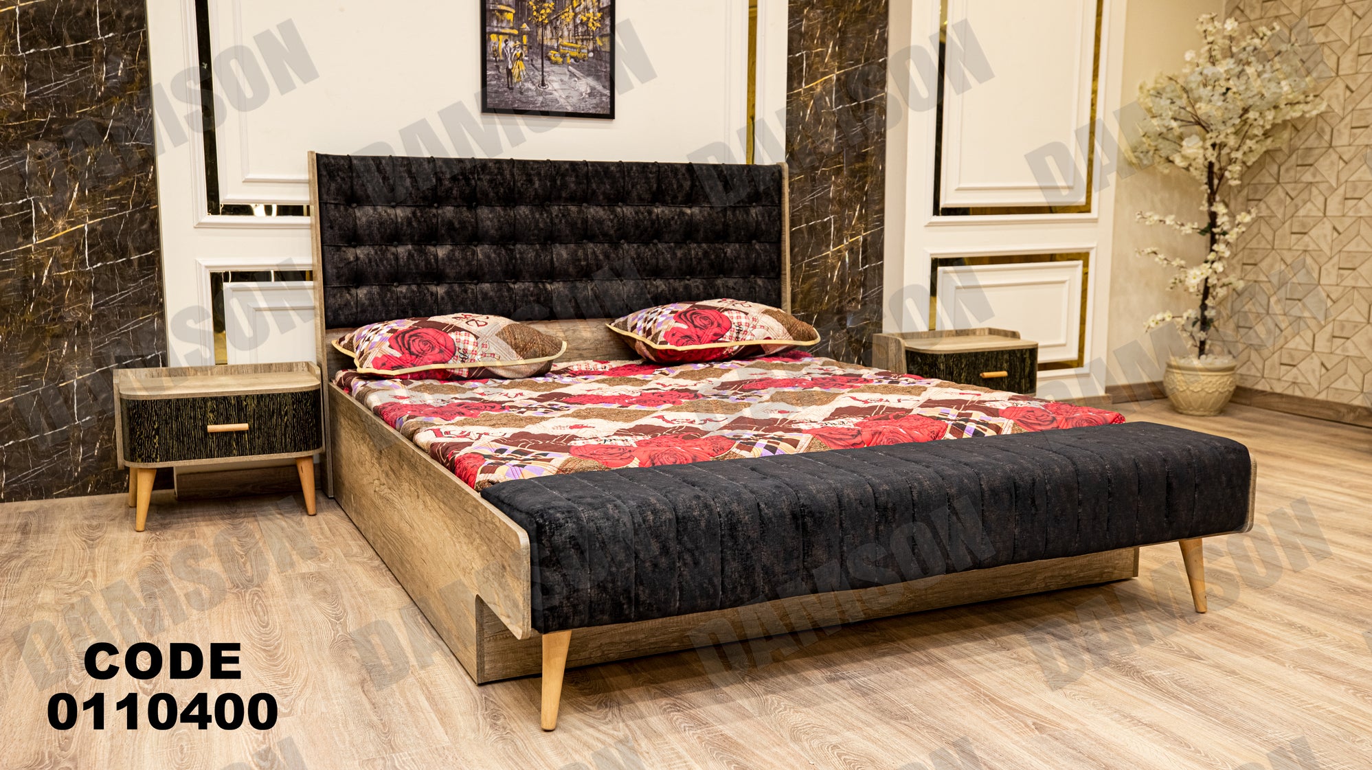 غرفة نوم ماستر 104 - Damson Furnitureغرفة نوم ماستر 104