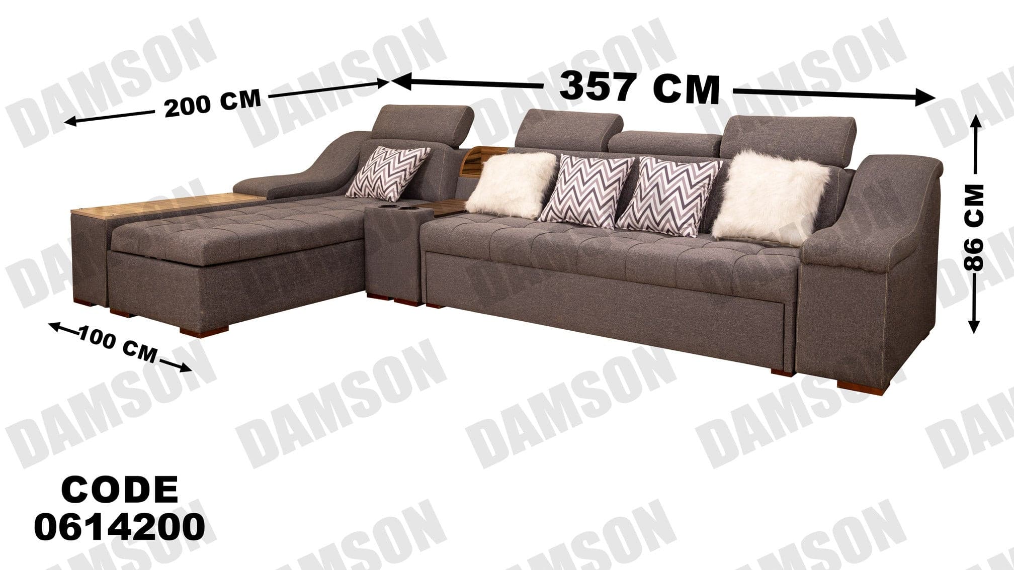 ركنة سرير و سحارة 142 - Damson Furnitureركنة سرير و سحارة 142