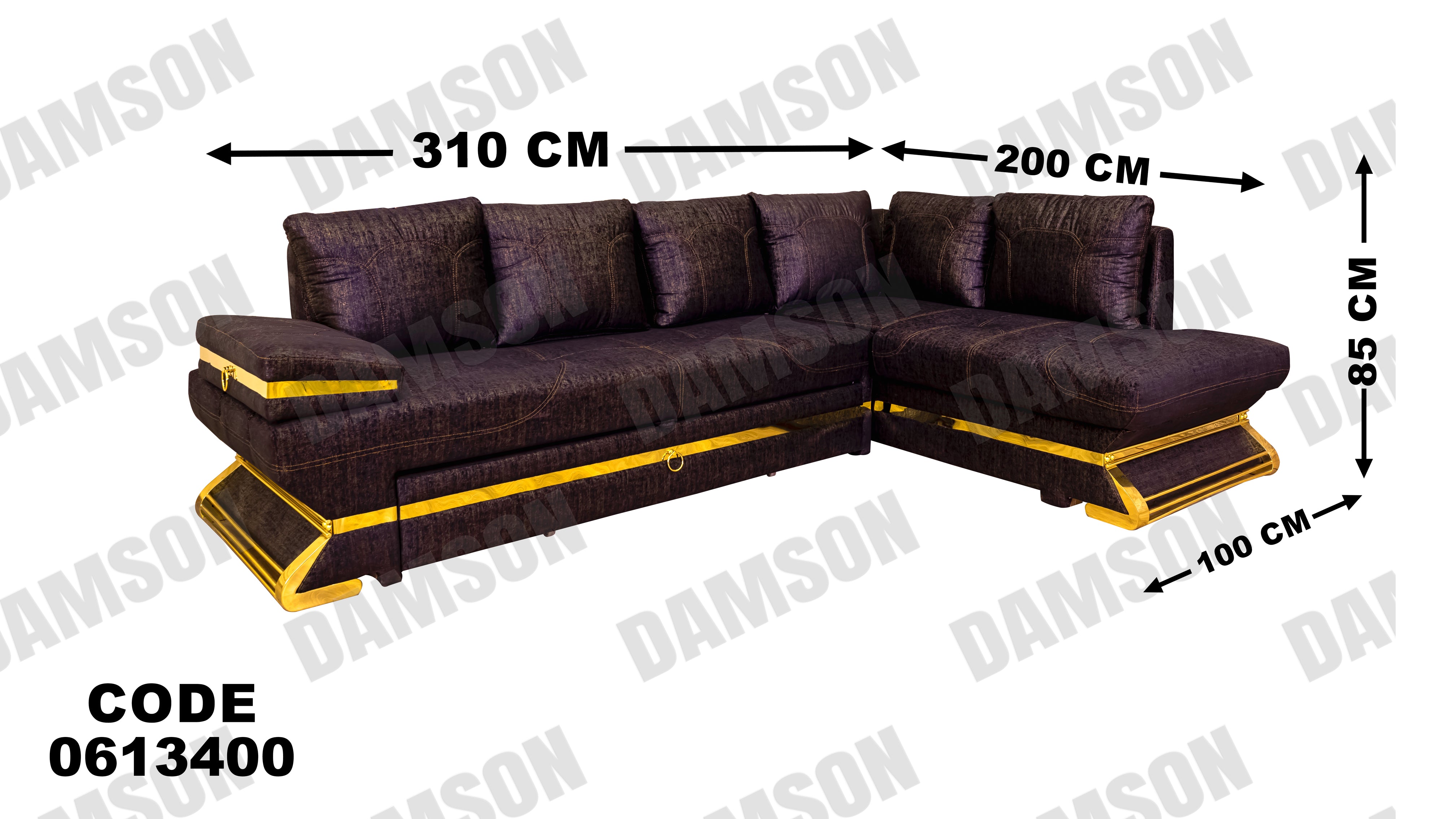 ركنة سرير و سحارة 134 - Damson Furnitureركنة سرير و سحارة 134