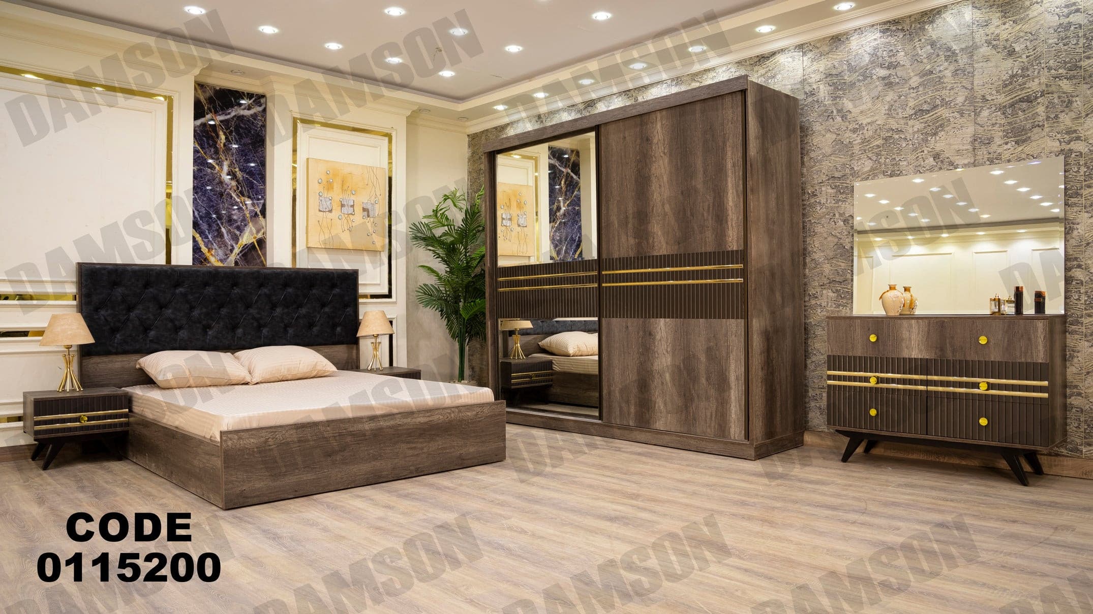 غرفة نوم ماستر 152 - Damson Furnitureغرفة نوم ماستر 152