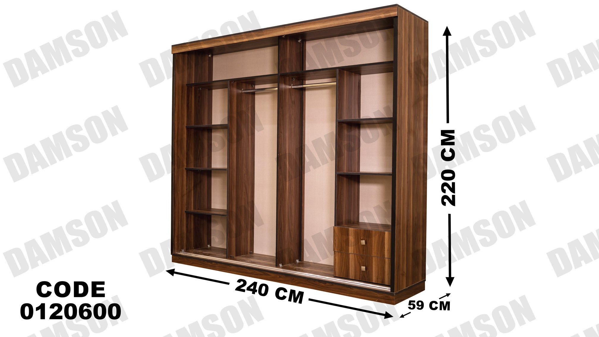 غرفة نوم ماستر 206 - Damson Furnitureغرفة نوم ماستر 206