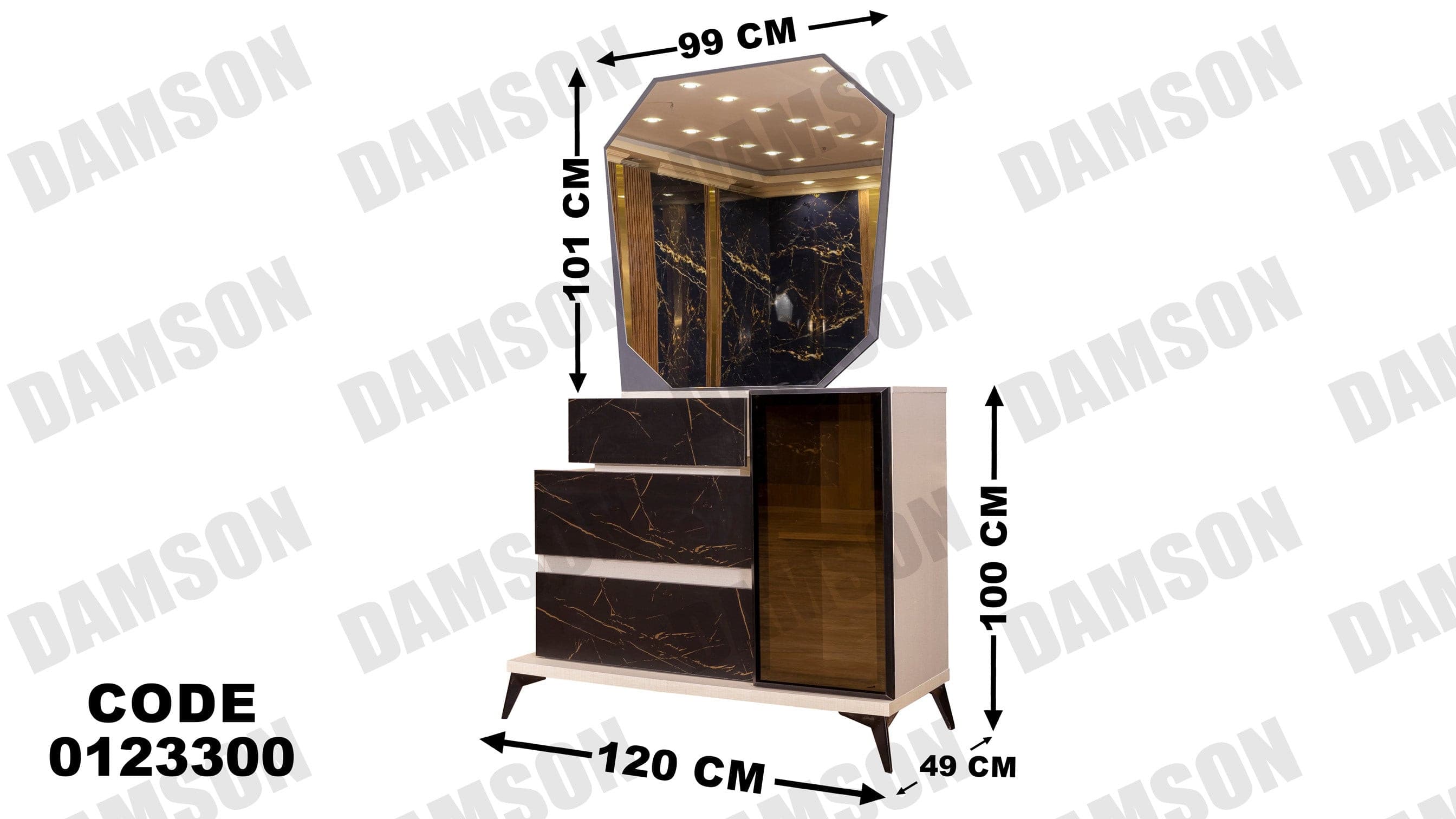 غرفة نوم ماستر 233 - Damson Furnitureغرفة نوم ماستر 233
