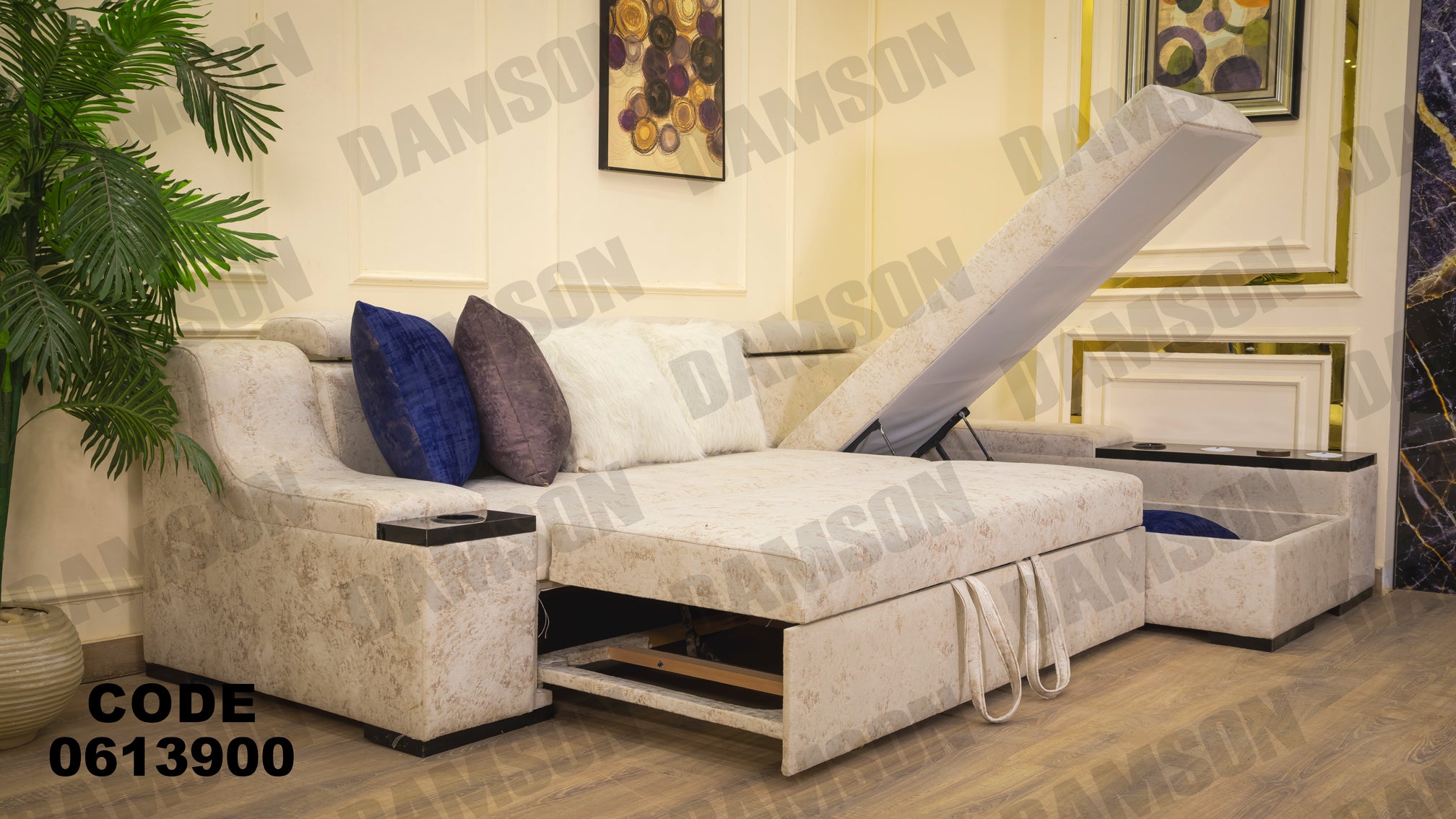 ركنة سرير وسحاره 139 - Damson Furnitureركنة سرير وسحاره 139