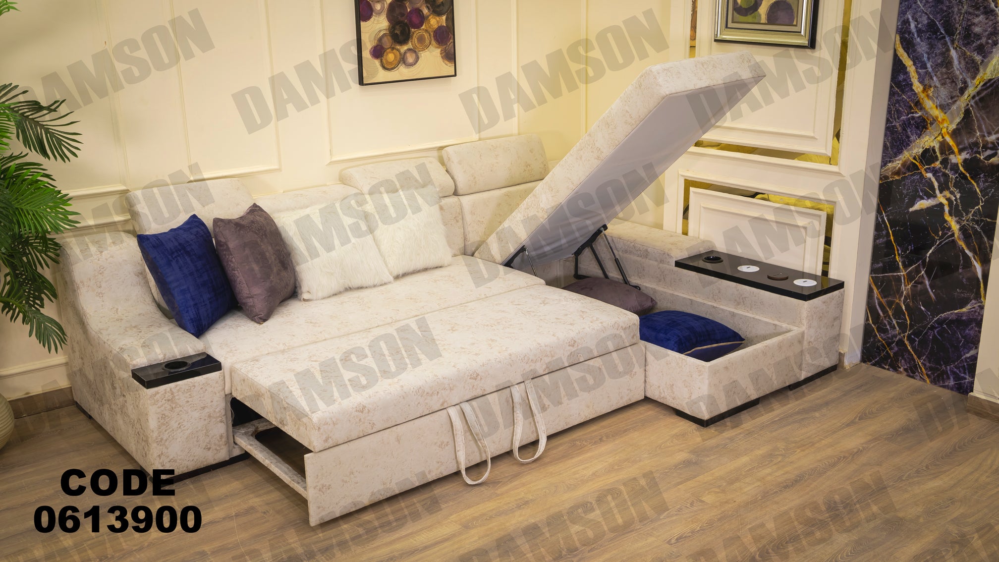 ركنة سرير وسحاره 139 - Damson Furnitureركنة سرير وسحاره 139
