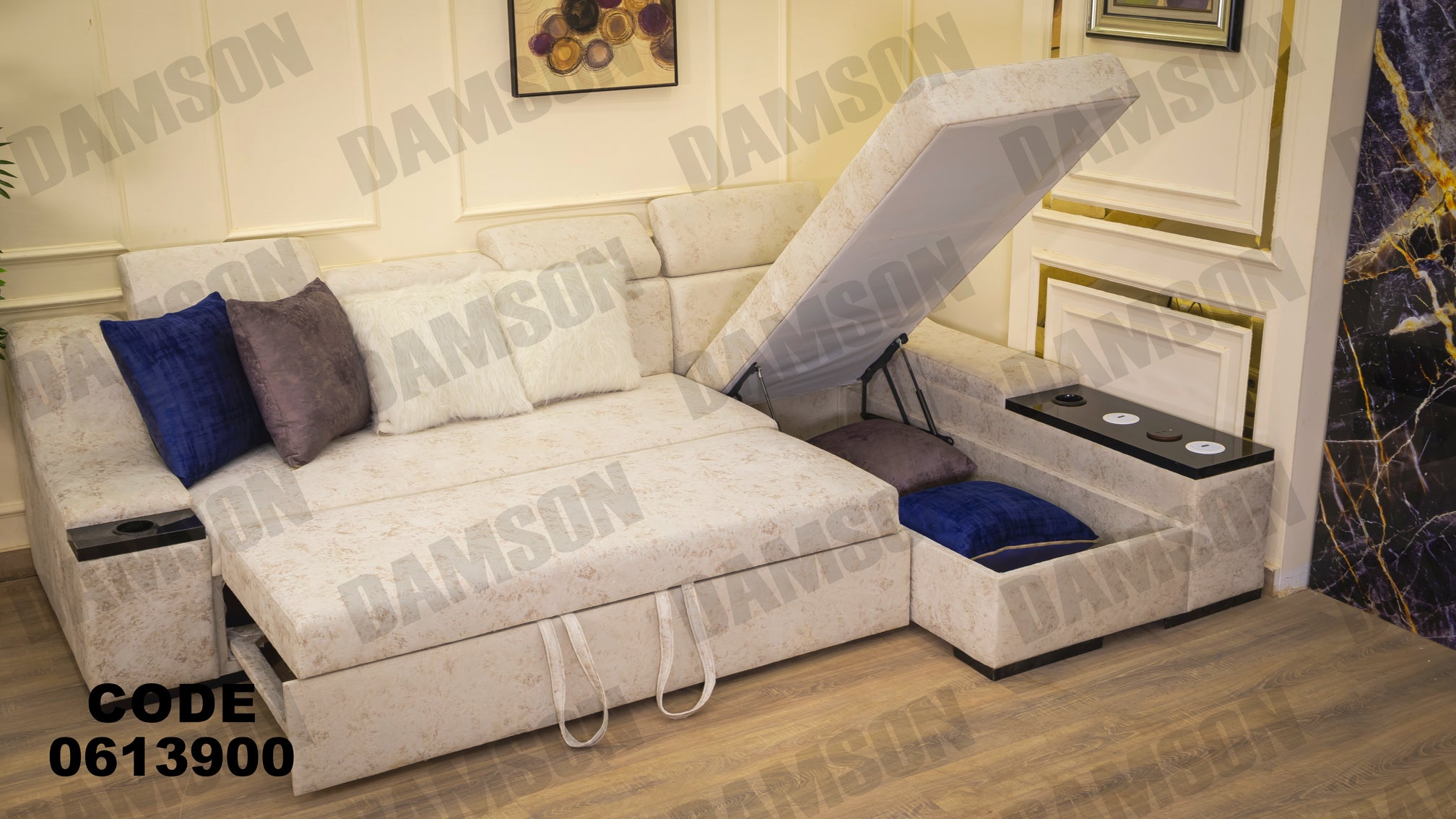 ركنة سرير وسحاره 139 - Damson Furnitureركنة سرير وسحاره 139
