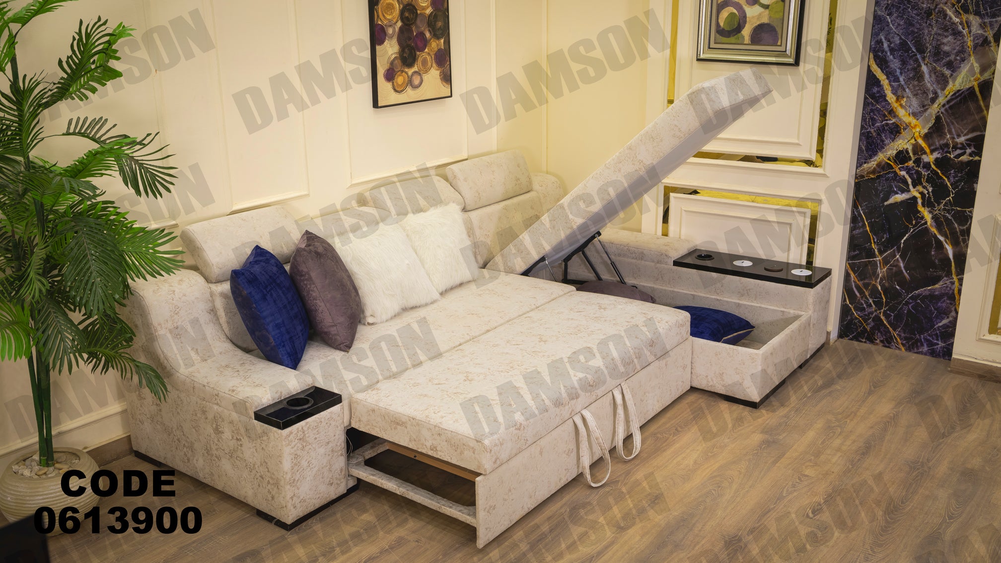 ركنة سرير وسحاره 139 - Damson Furnitureركنة سرير وسحاره 139