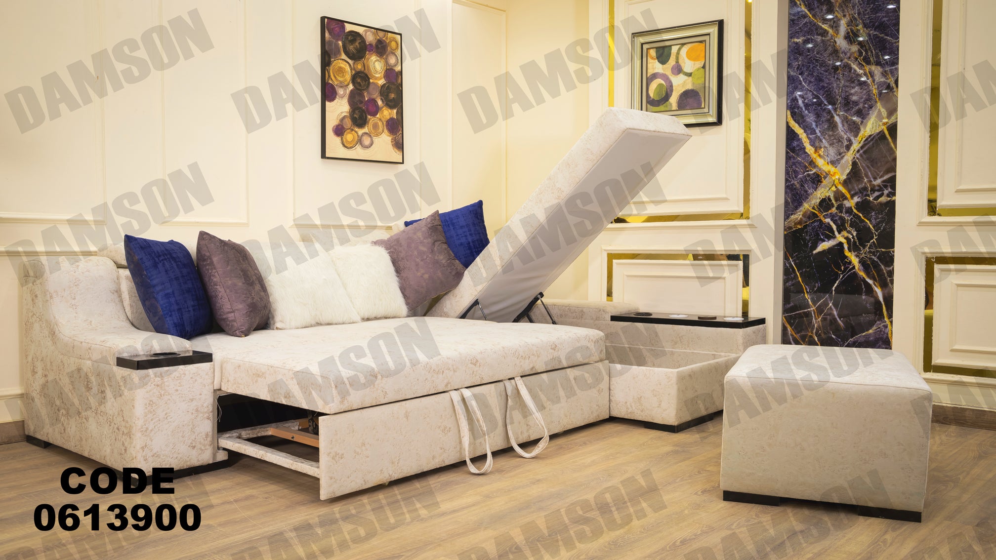 ركنة سرير وسحاره 139 - Damson Furnitureركنة سرير وسحاره 139