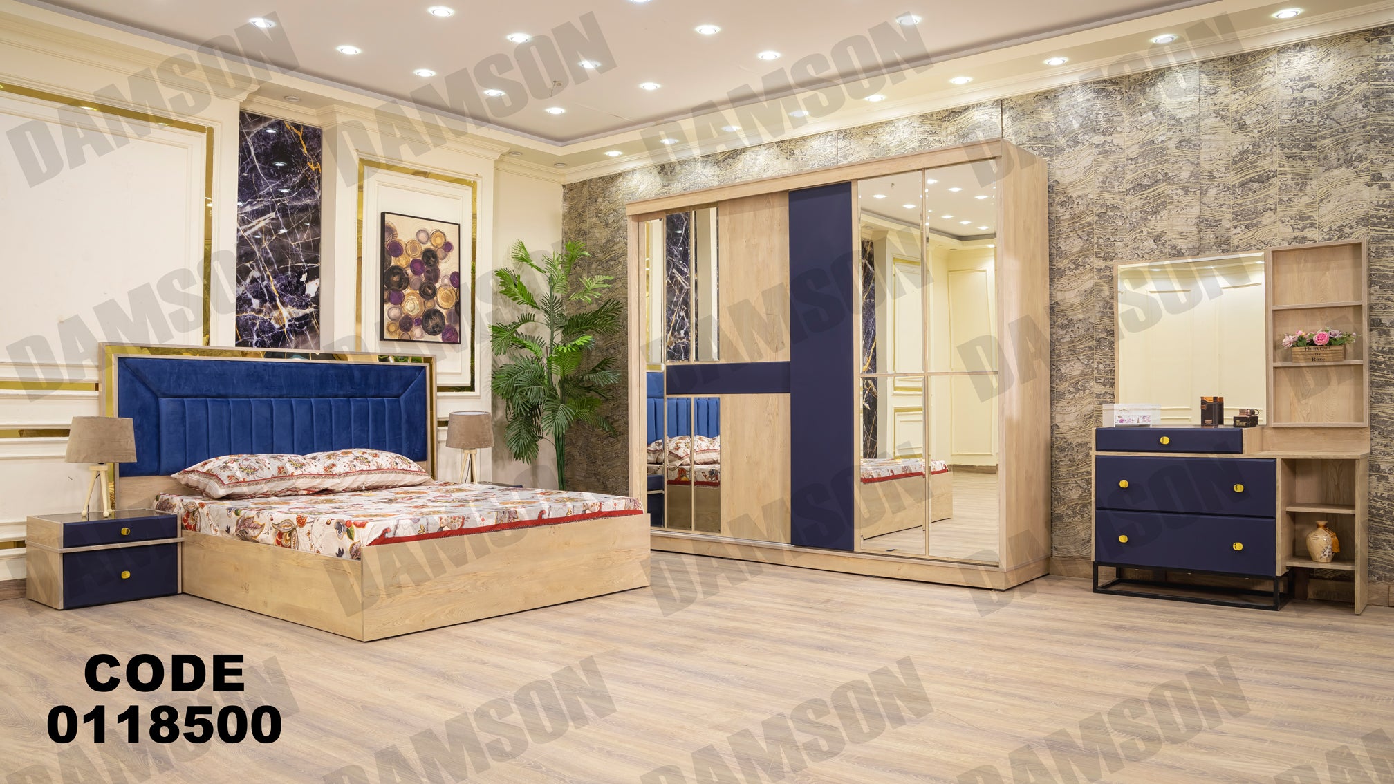 غرفة نوم ماستر 185 - Damson Furnitureغرفة نوم ماستر 185