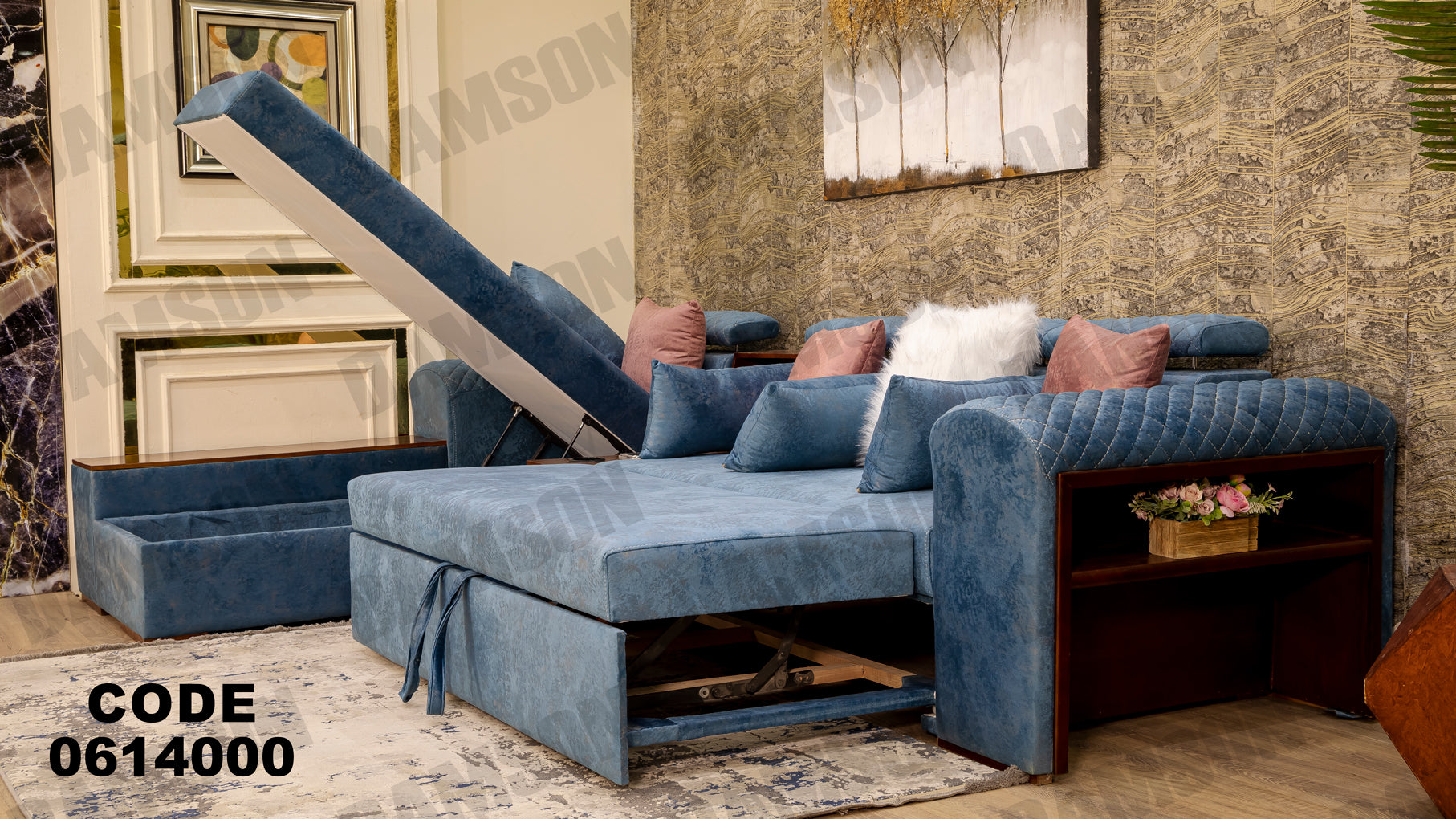 ركنة سرير و سحارة 140 - Damson Furnitureركنة سرير و سحارة 140