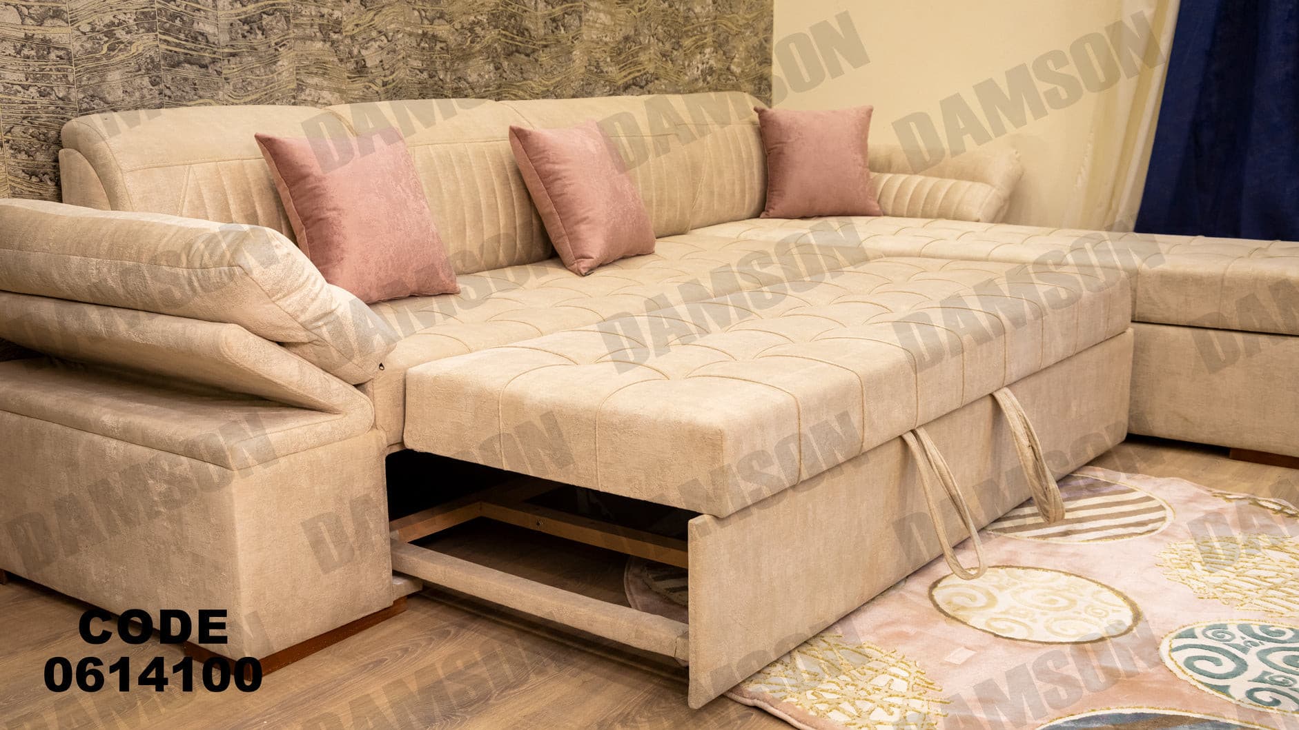 ركنة سرير و سحارة 141 - Damson Furnitureركنة سرير و سحارة 141