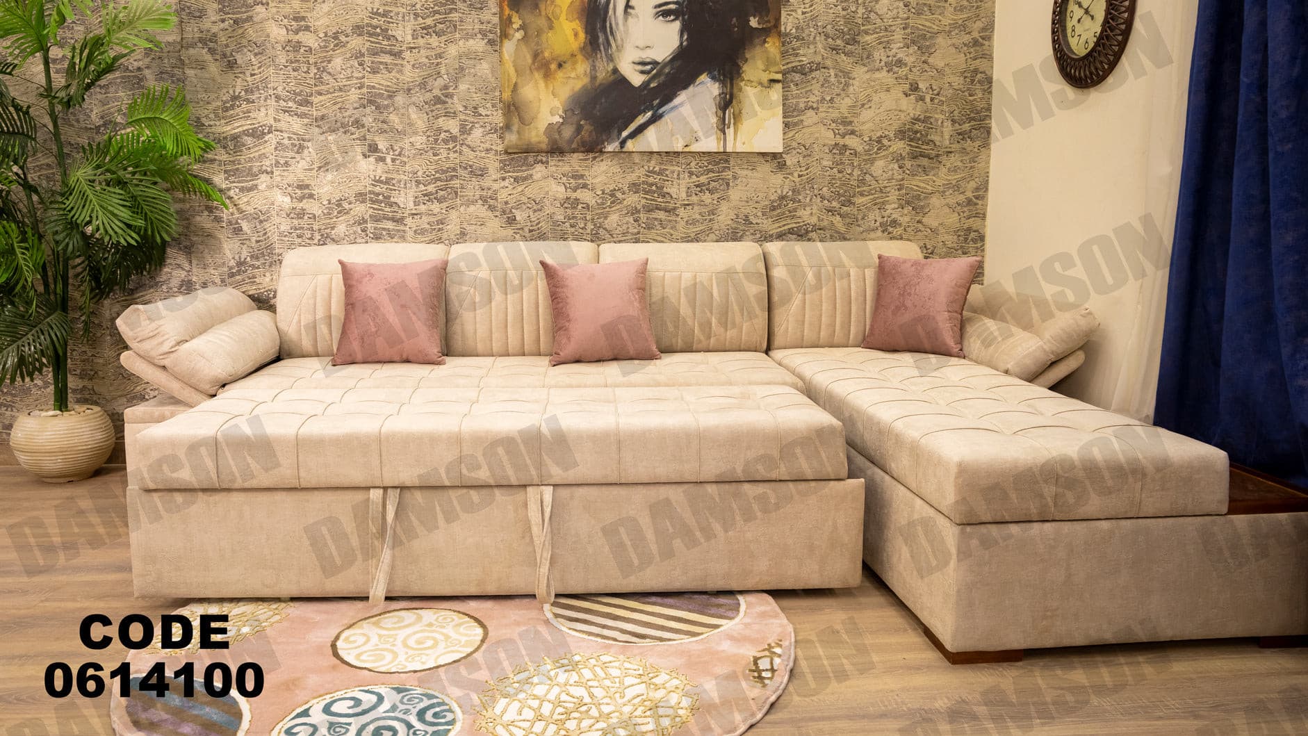 ركنة سرير و سحارة 141 - Damson Furnitureركنة سرير و سحارة 141