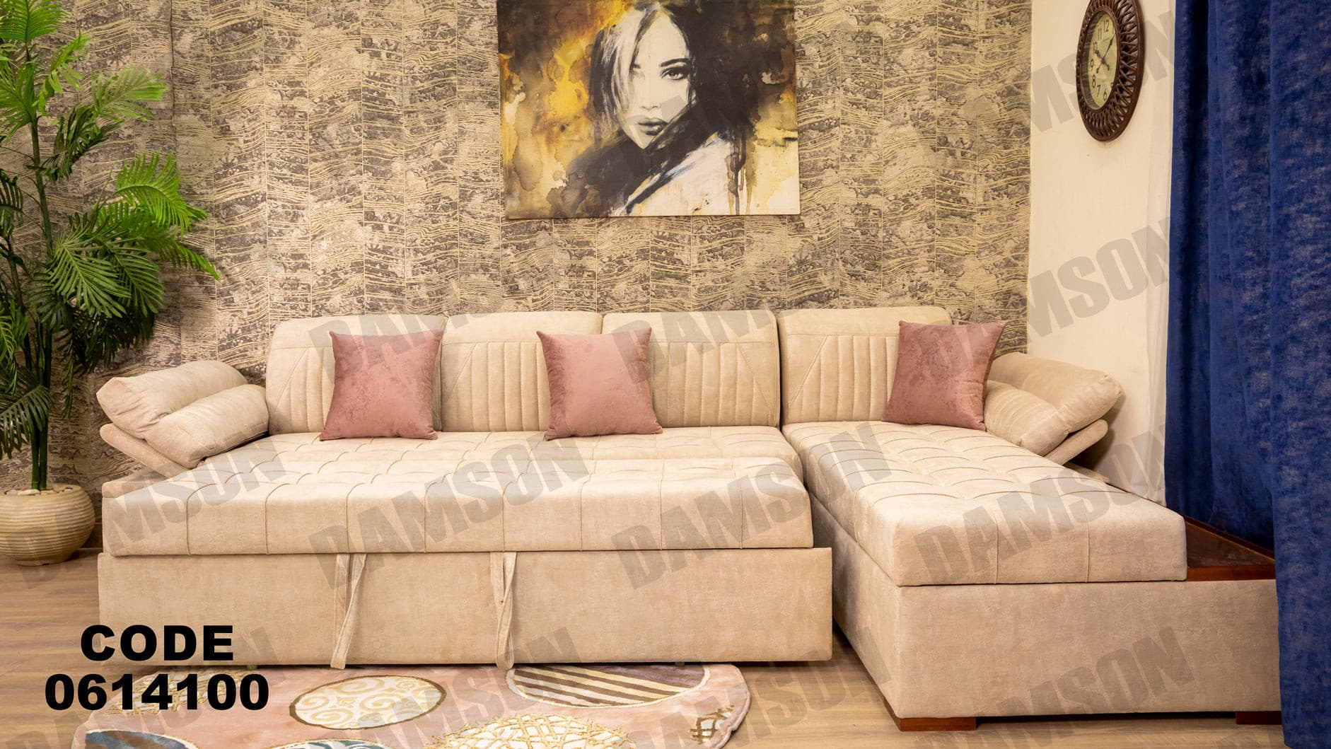 ركنة سرير و سحارة 141 - Damson Furnitureركنة سرير و سحارة 141