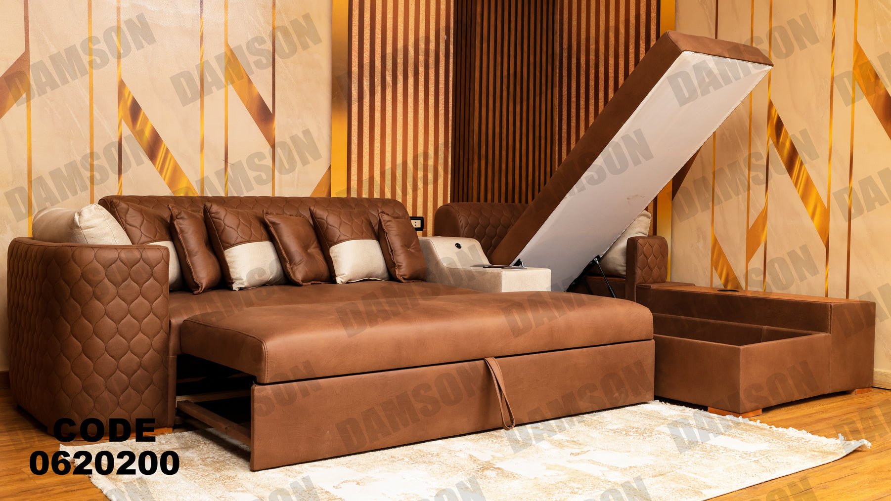 ركنة سرير وسحارة 202 - Damson Furnitureركنة سرير وسحارة 202