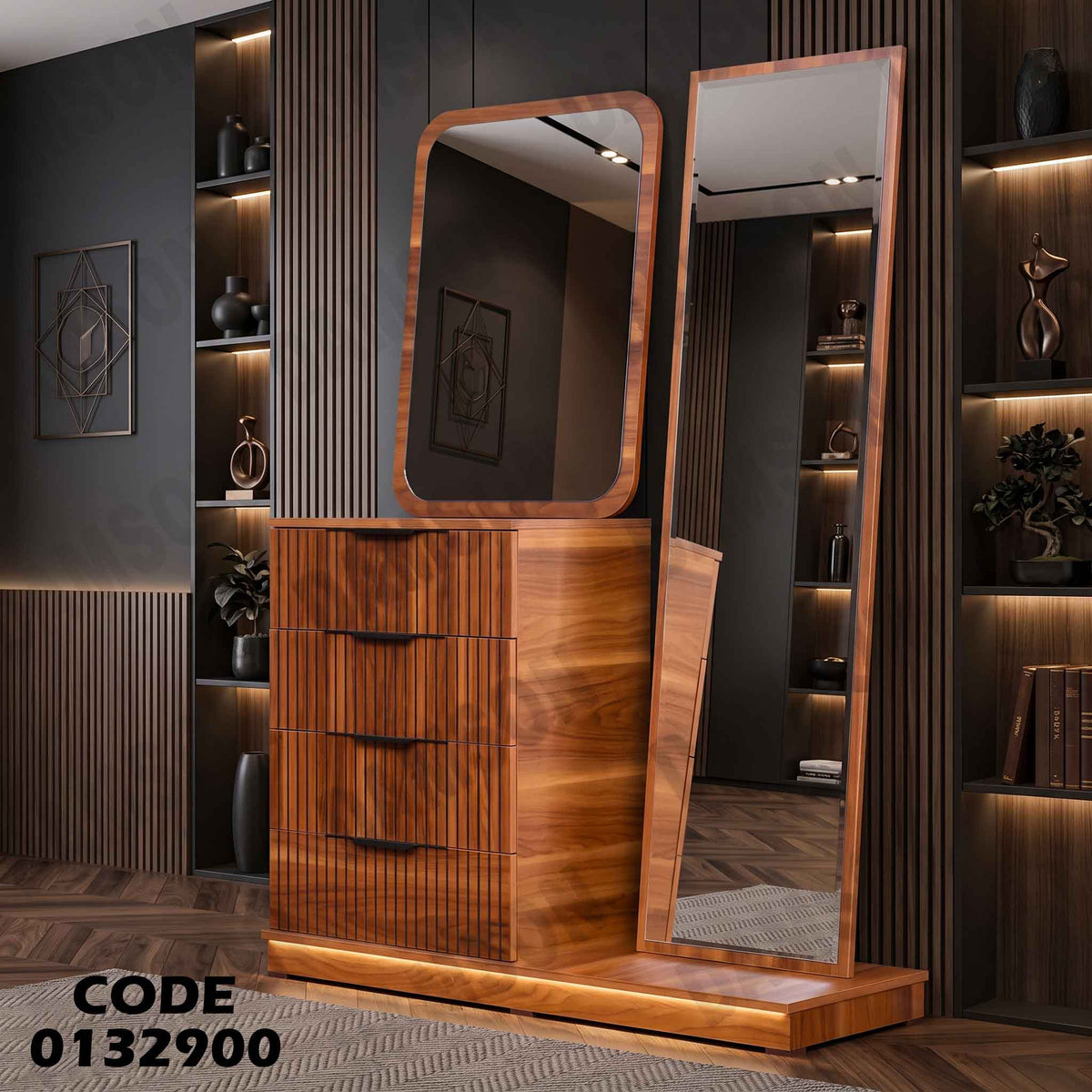 تسريحة غرفة نوم ماستر 329 مودرن - دامسون للأثاث