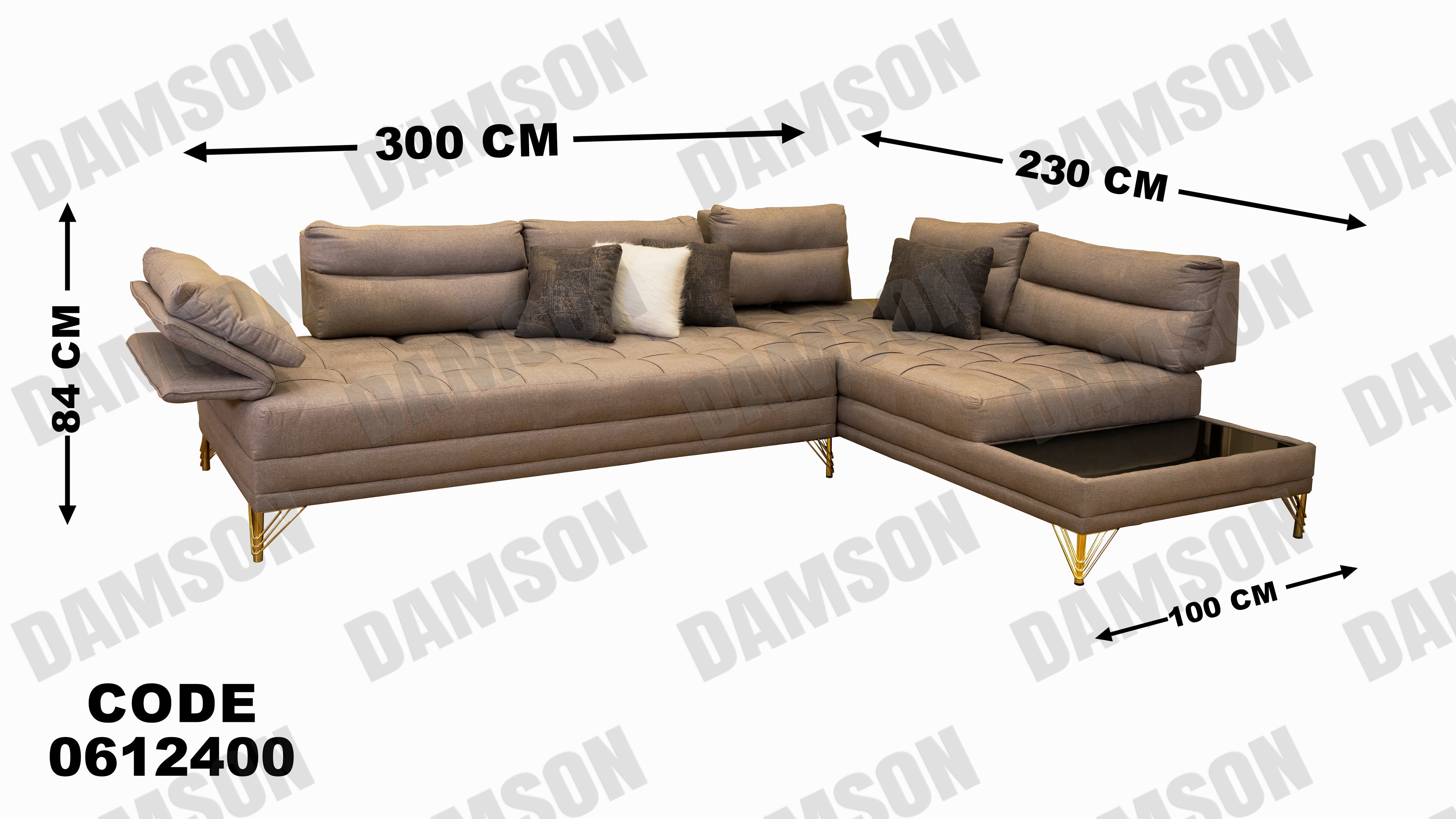 ركنة سرير 124 - Damson Furnitureركنة سرير 124