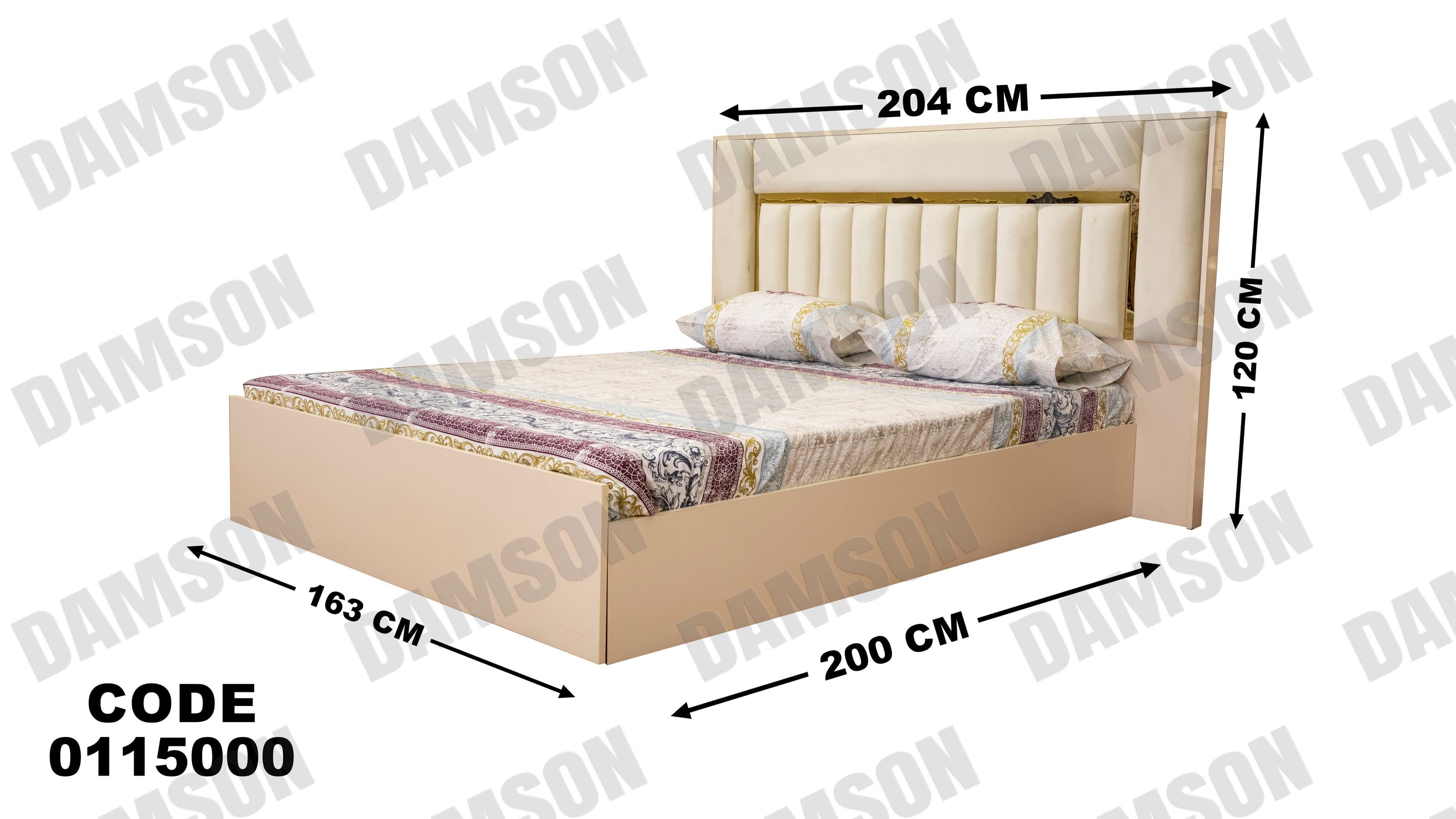 غرفة نوم ماستر 150 - Damson Furnitureغرفة نوم ماستر 150
